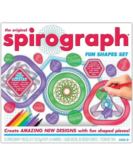 SPIROGRAPH FORMES ORIGINALES Réalise des motifs avec des roues. 3 ... SPIROGRAPH FORMES ORIGINALES Réalise des motifs avec des roues. 3 ...