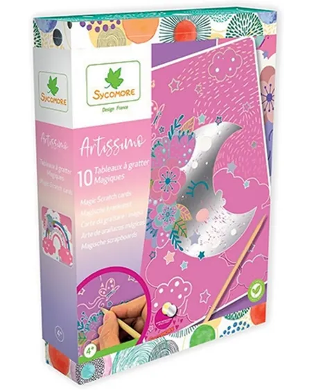 ARTISSIMO 10 A GRATTER REVES MAGIQUES 10 tableaux à gratter sur le... ARTISSIMO 10 A GRATTER REVES MAGIQUES 10 tableaux à gratter sur le...