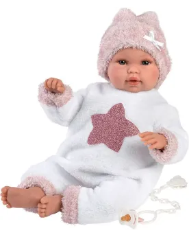 BABY STAR 36CM CORPS SOUPLE VET. VELBOA  36 cm. Il pleure, rit et d...