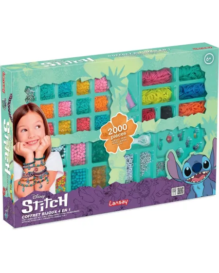 COFFRET BIJOUX 4 EN 1 STITCH Tisse des bracelets colorés avec les ... COFFRET BIJOUX 4 EN 1 STITCH Tisse des bracelets colorés avec les ...