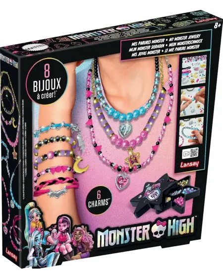 MONSTER HIGH 8 BIJOUX A CREER 8 bijoux à créer. LAN20533 LANSAY Âg... MONSTER HIGH 8 BIJOUX A CREER 8 bijoux à créer. LAN20533 LANSAY Âg...
