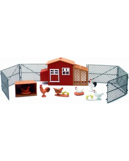 POULAILLER L/S 1 enclos, des poules, 1 coq et des poussins. NWR051... POULAILLER L/S 1 enclos, des poules, 1 coq et des poussins. NWR051...