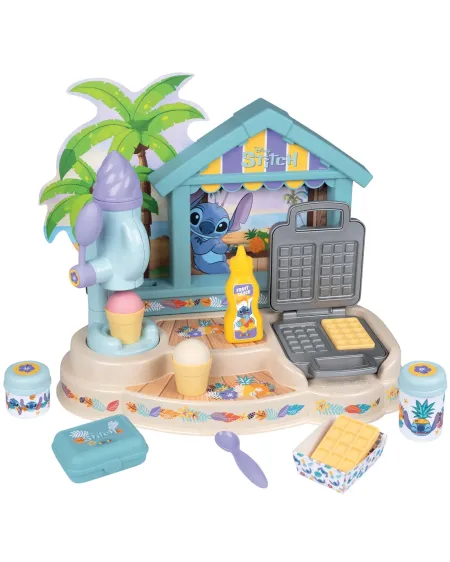 STITCH PAILLOTE GOURMANDE  1 machine à glace magique, 1 gaufrier et...