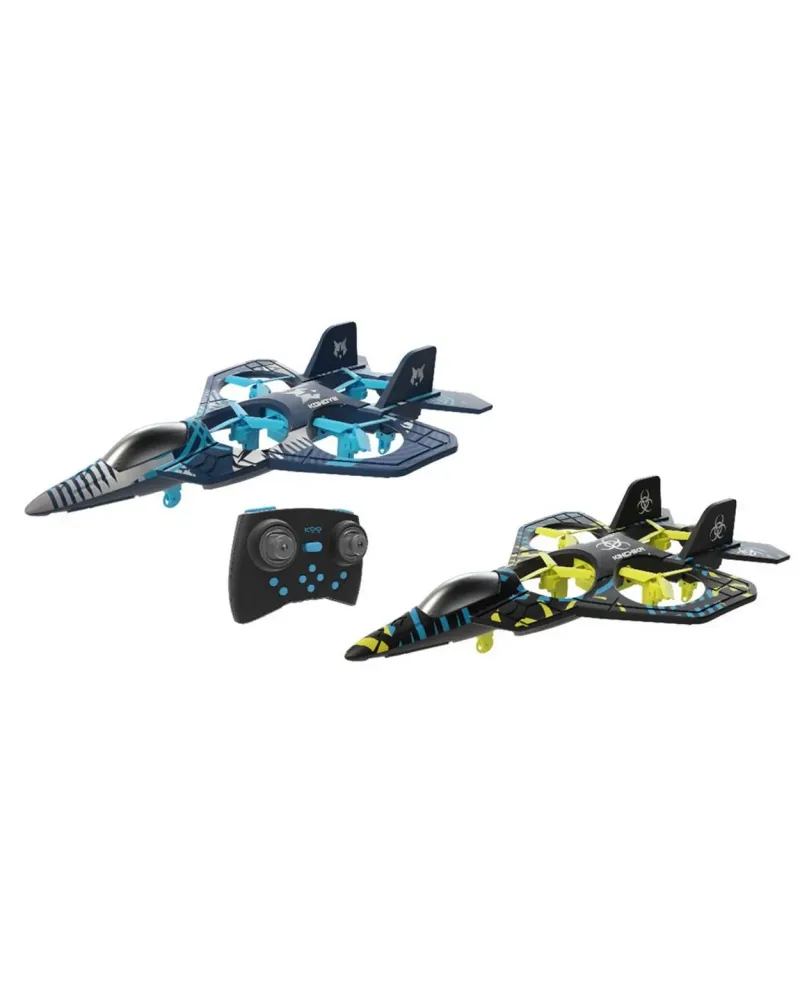 R.C. AVION KONOYE KINCHIKA 4 CANAUX FLIP  Au choix : Bleu ou jaune....