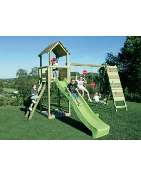 PORTIQUE TOUR JEAN PLANCHER 1M50  Avec 1 tour, 1 mur d'escalade, 1 ...