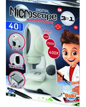 MICROSCOPE VIDEO 3 EN 1 Un mode caméra USB pour réaliser des observ...