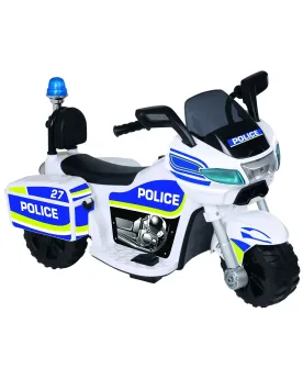 TRIOMOTO POLICE 6V L/S  Batterie 6V. Avec phare et sirène de police...