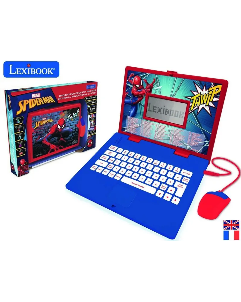 ORDINATEUR EDUCATIF SPIDERMAN 124 ACTIVI  124 activités en français...