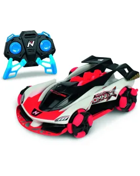 R.C. NANO OMNIX RED/WHITE  Toutes fonctions. 2.4 Ghz. 4 roues motri...
