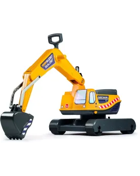 PORTEUR EXCAVATRICE 4 ROUES  Cabine rotative à 360°, pelle entièrem...