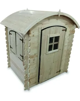 MAISON VANCOUVER 133X108X141H BOIS  En bois à traiter. 133 x 108 x ...