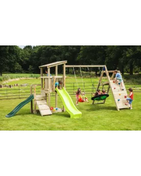 PORTIQUE CASCADE FULL COMPRIS NID & SIEG  Avec une tour, 1 bac à sa...