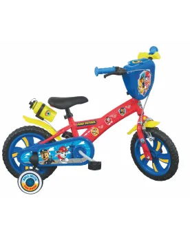 VELO 12" PAW PATROL ROUES EVA FREIN GOUR  Roues pleines, 1 frein et...