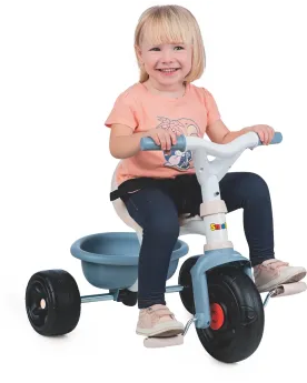 TRICYCLE BE FUN BLEU  Cadre acier et verouillage de direction. 1 ce...