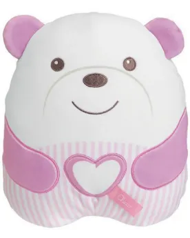 OURSON SQUISH DOUDOU MUSICAL ROSE