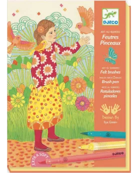 FEUTRES PINCEAUX 4 TABLEAUX