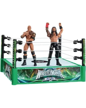 WWE RING + 2 FIGURINES