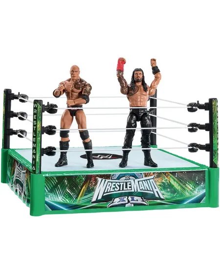 WWE RING + 2 FIGURINES WWE RING + 2 FIGURINES