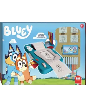 MACHINE STICKERS BLUEY + TAMPONS/MARQUEU