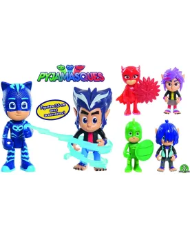 PJMASKS 2 FIGURINES 7.5CM ASS.  7.5cm. Un héros accompagné d'un méc...