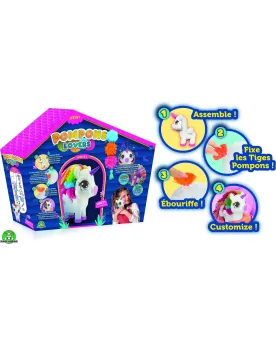 POMPONS LOVERS  Crée tes peluches ! Assemble les parties du corps, ...