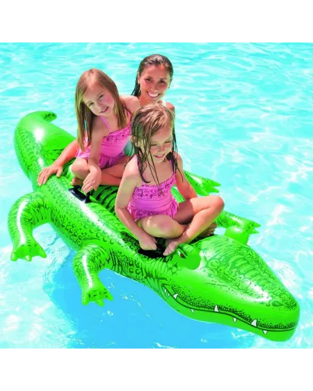 CROCO 203CM GONFLABLE  203 x 114 H cm. WET58562 INTEX Âge Minimum: ...