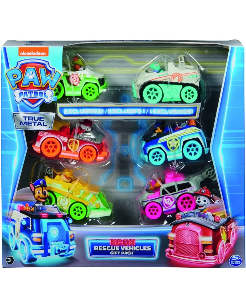 PAW PATROL TRUE METAL VEHICULES GIFTPACK  En métal. SPN6064139 SPIN...
