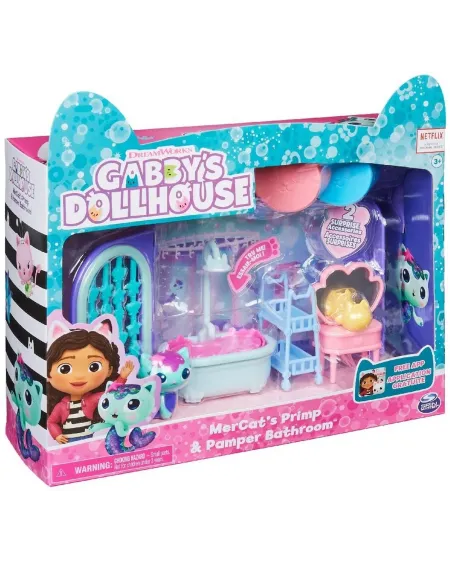 GABBY'S DOLLHOUSE SALLE DE BAIN Ce playset se connecte d'ailleurs a...