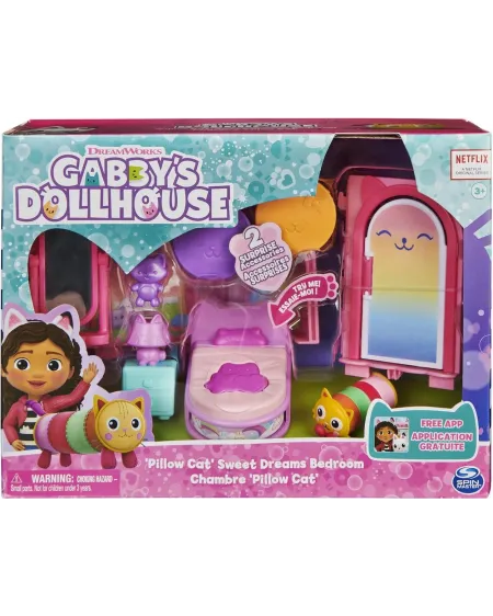 GABBY'S DOLLHOUSE CHAMBRE Ce playset se connecte d'ailleurs avec la...