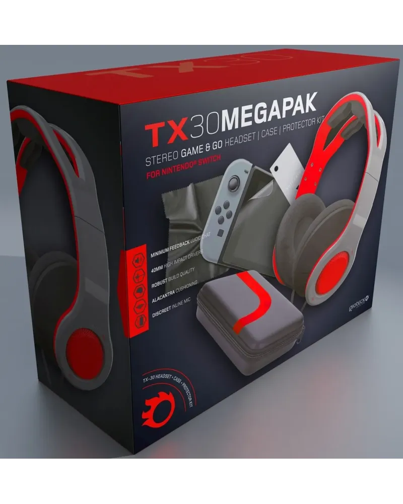 SWITCH MEGAPACK TX30  Casque TX30, kit de nettoyage, protection en ...