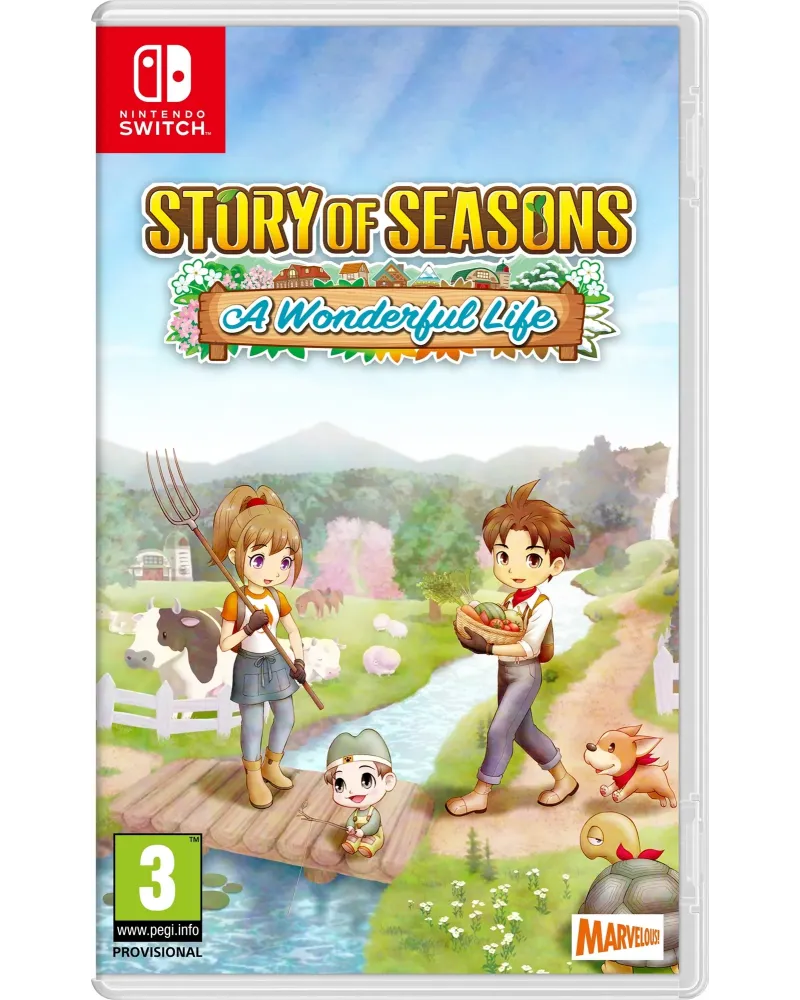 SWITCH STORY OF SEASONS A WONDERFUL LIFE   SWT077156 NINTENDO SWITC...