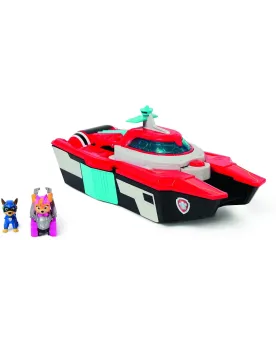 PAW PATROL PUP SQUAD Q.G. MARINE  Un porte-avion transformable en q...