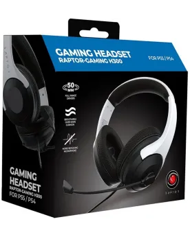 PS5 CASQUE FILAIRE RAPTOR AV MICRO H300  Compatibilité:PS4/PS5, Xbo...