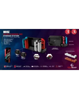 SWITCH SUPPORT ET CHARGE CONSOLE SCH30  Pour consoles Switch ou Swi...