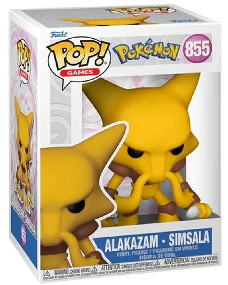 FUNKO POP 855 POKEMON ALAKAZAM SIMSALA   FNK874216 FUNKO Âge Minimu...