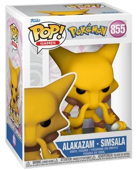 FUNKO POP 855 POKEMON ALAKAZAM SIMSALA   FNK874216 FUNKO Âge Minimu...