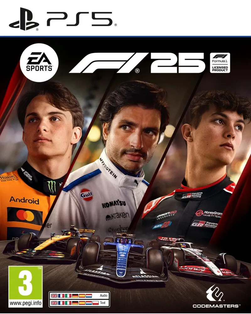 PS5 F1 2025   PS5712538 PLAYSTATION 5 Âge Minimum: 7A -Âge Maximum:...