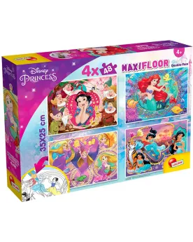 DISNEY PUZZLE MAXIFLOOR 4X48PCES PRINCES