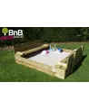 BAC A SABLE BANCS ET COUVERCLES 120X120  2 bancs et 1 couvercle. 12...