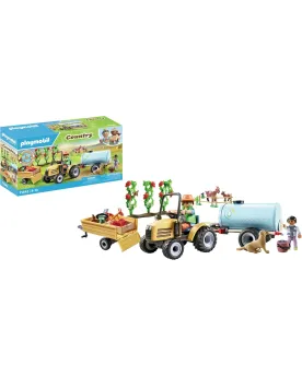 FERMIER AVEC TRACTEUR ET CITERNE   PMB71442 PLAYMOBIL Âge Minimum: ...
