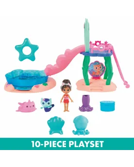 GABBY LA PISCINE  Nombreux accessoires inclus dont 2 figurines-sirè...