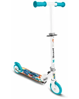 SCOOTER ALU STITCH  Pliable. Roues 120 mm. Existe en Spiderman et R...