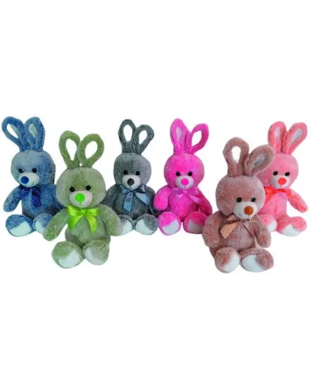 LAPIN COLORE 38CM PLUMETIS ASS.  38 cm. Au choix. NIC6305843814  Âg...