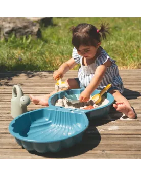 COQUILLE DOUBLE SABLE/EAU 35CM  2 bacs de 35 cm. SMO850212 SMOBY Âg...