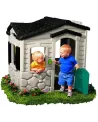 MAGIC PLAYHOUSE 158X192X118  Avec cuisine, porte, boîte aux lettres...
