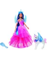 BARBIE SAPPHIRE ALICORN  Ses cheveux bleus sont ornés d'un diadème ...