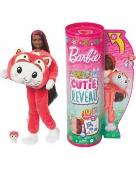 BARBIE CUTIE REVEAL PANDA  Comprend une poupée déguisée en animal e...