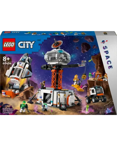 STATION SPATIALE - BASE DE LANCEMENT   LEG60434 LEGO Âge Minimum: 8...