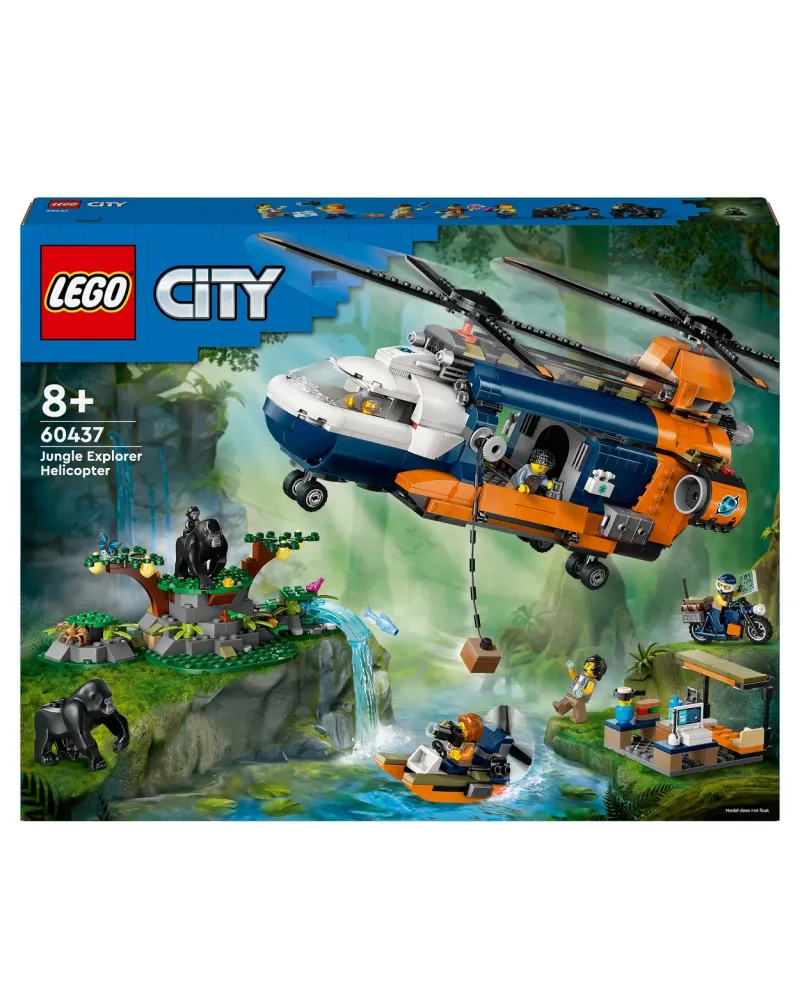 L'HELICOPTERE DE L'EXPLORATEUR DE LA JUN   LEG60437 LEGO Âge Minimu...