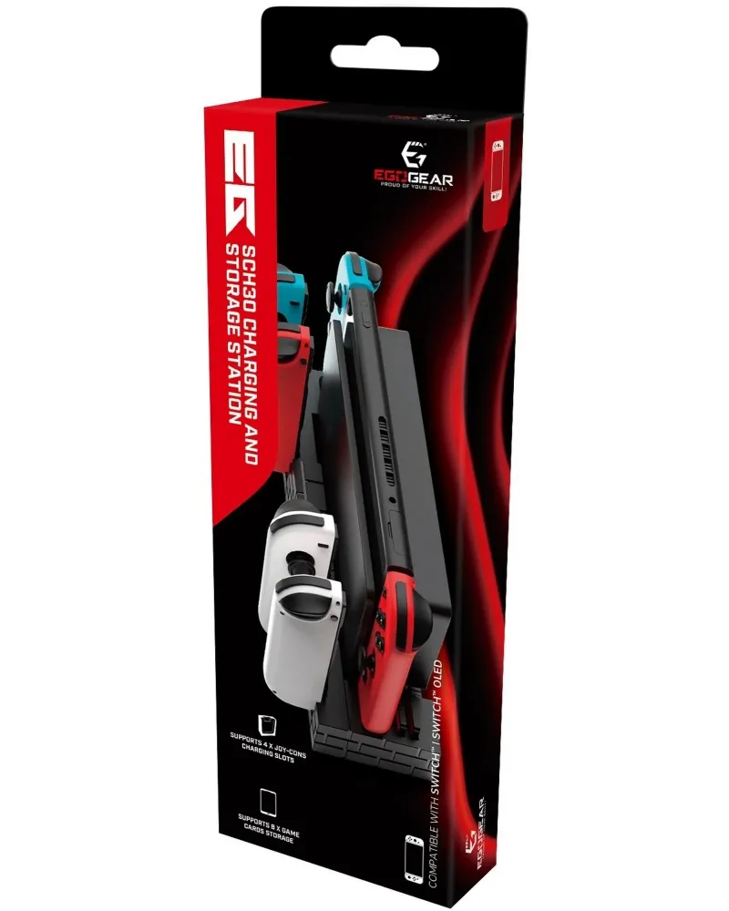 SWITCH SUPPORT ET CHARGE CONSOLE SCH30  Pour consoles Switch ou Swi...